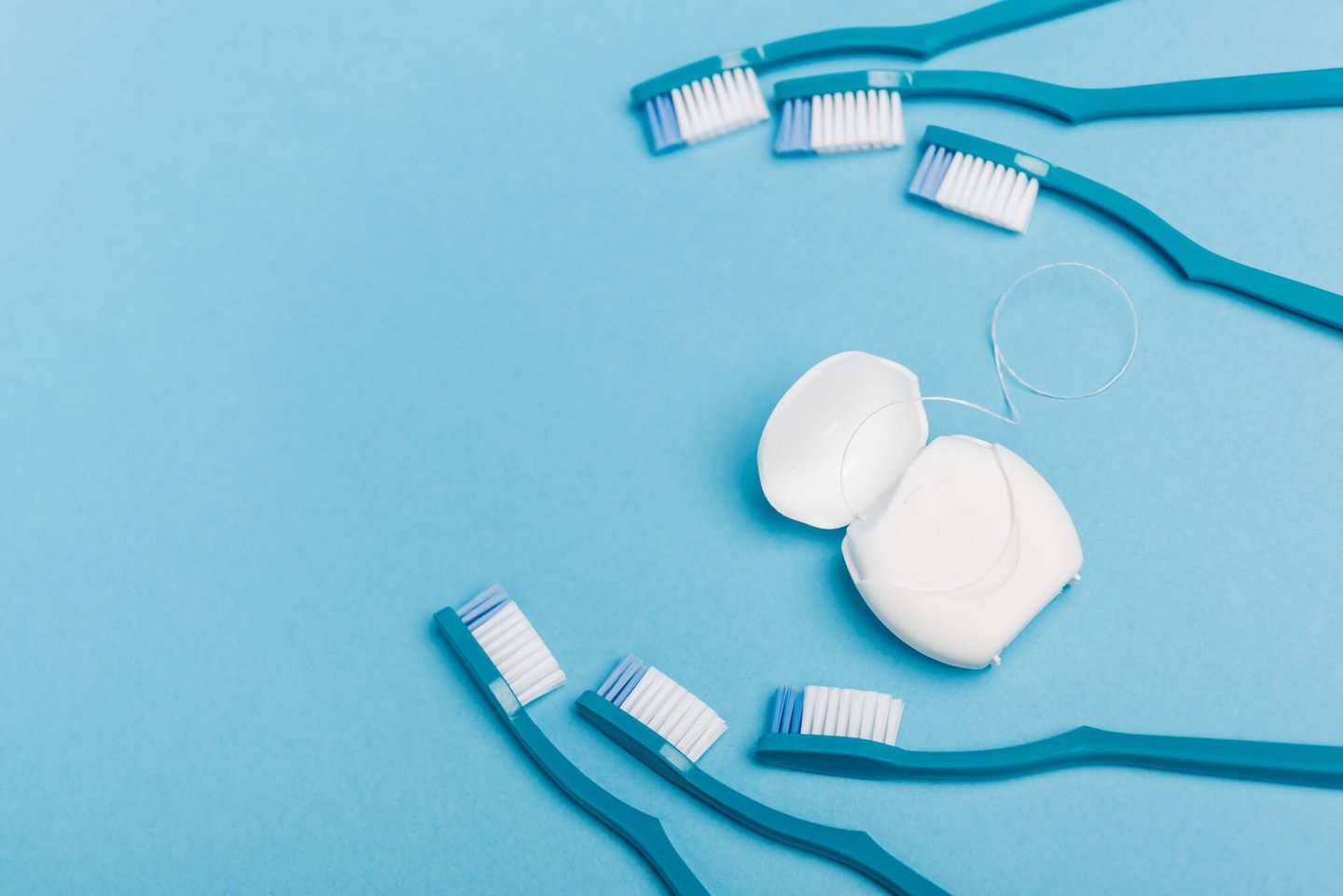 dental cleaning tools after a full mouth restoration