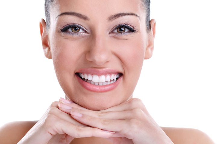 woman smiling after teeth whitening winter park