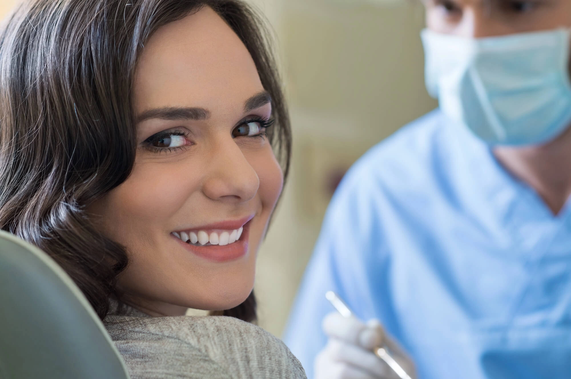 Girl smiling after dental crowns orlando fl
